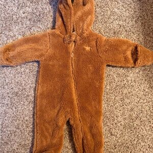 Carter's Warm Brown Fleece Footie